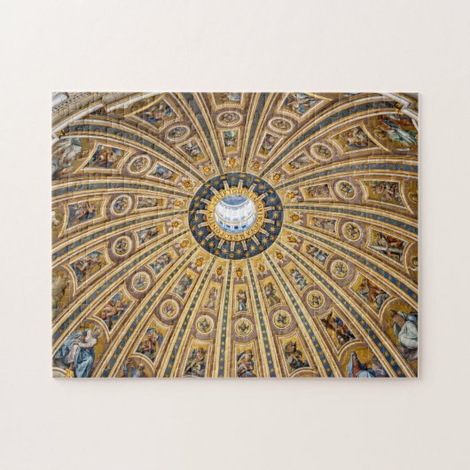 St. Peter's Basilica Dome - Vaticaan, Rome, Italië Legpuzzel (Horizontaal)