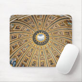 St. Peter's Basilica Dome - Vaticaan, Rome, Italië Muismat (Met muis)