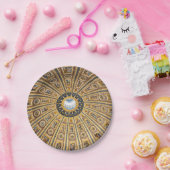 St. Peter's Basilica Dome - Vaticaan, Rome, Italië Papieren Bordje (Feest)