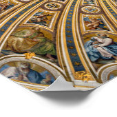 St. Peter's Basilica Dome - Vaticaan, Rome, Italië Poster (Hoek)