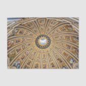 St. Peter's Basilica Dome - Vatican, Rome, Italy Tissuepapier (Voorkant)