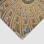 St. Peter's Basilica Dome - Vatican, Rome, Italy Tissuepapier (Detail)