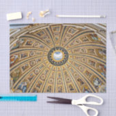 St. Peter's Basilica Dome - Vatican, Rome, Italy Tissuepapier (Craft)