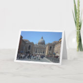 St. Peter's Basilica en Obelisk, Vaticaanstad Kaart (Voorkant)