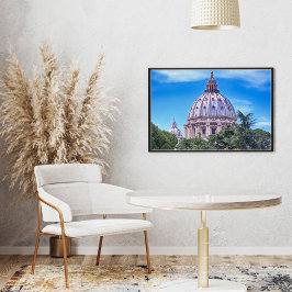 St. Peter's Basilica, Poster van Rome Italië