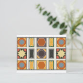 St. Peter's Basilica Rome Geïnspireerd Tegel Desig Briefkaart (Staand voorkant)