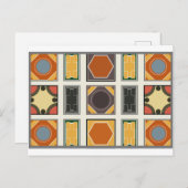 St. Peter's Basilica Rome Geïnspireerd Tegel Desig Briefkaart (Voorkant / Achterkant)