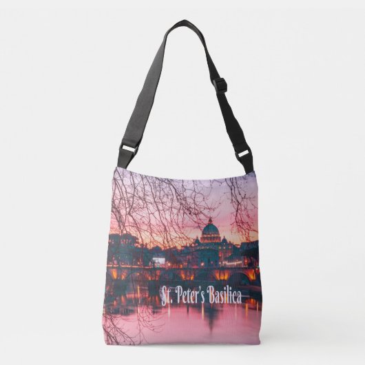 St. Peter's Basilica, Rome, Italië Crossbody Tas (Voorkant)