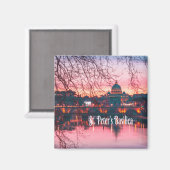 St. Peter's Basilica, Rome, Italië Magneet (Voorkant / Achterkant)