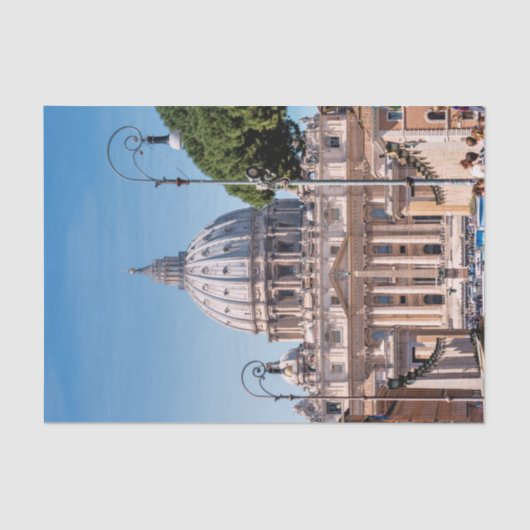 St. Peter's Basilica Tissuepapier (Voorkant)