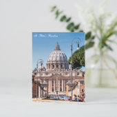 St. Peter's Basilica - Vaticaan Briefkaart (Staand voorkant)