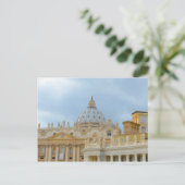 St. Peters Basilica Vaticaan in Rome Italië Briefkaart (Staand voorkant)