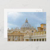St. Peters Basilica Vaticaan in Rome Italië Briefkaart (Voorkant / Achterkant)