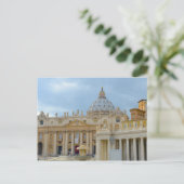St. Peters Basilica Vaticaan in Rome Italië Briefkaart (Staand voorkant)