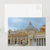 St. Peters Basilica Vaticaan in Rome Italië Briefkaart (Voorkant / Achterkant)