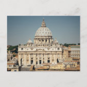 St. Peter's Basilica, Vaticaanstad, Italië Briefkaart (Voorkant)