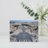St. Peter's Basilica, Vaticaanstad, Italië Briefkaart (Staand voorkant)