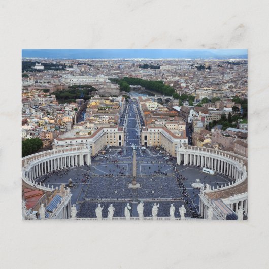 St. Peter's Basilica, Vaticaanstad, Italië Briefkaart (Voorkant)