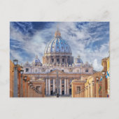 St. Peter's Basilica, Vaticaanstad, Rome Briefkaart (Voorkant)
