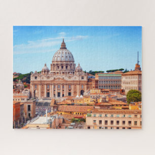 St. Peter's Basilica, Vaticaanstad, Rome Italië Legpuzzel