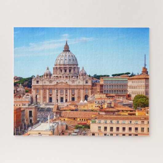 St. Peter's Basilica, Vaticaanstad, Rome Italië Legpuzzel (Horizontaal)