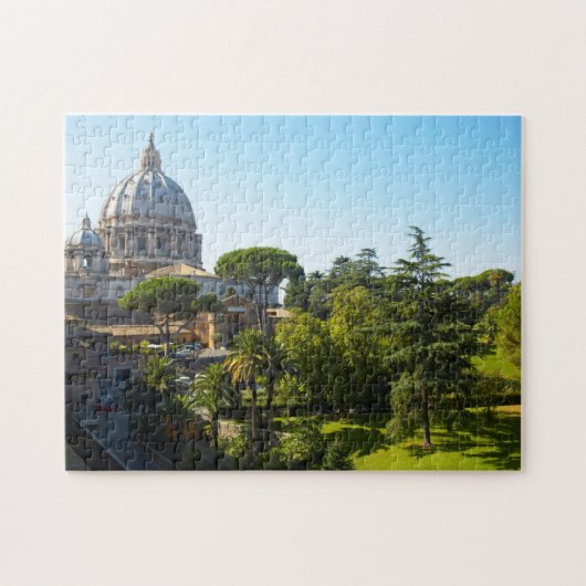 St. Peter's Basilica, Vaticaanstad, Rome, Italië Legpuzzel (Horizontaal)