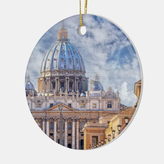 St. Peter's Basilica, Vaticaanstad, Rome Keramisch Ornament (Links)