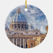 St. Peter's Basilica, Vaticaanstad, Rome Keramisch Ornament (Achterkant)
