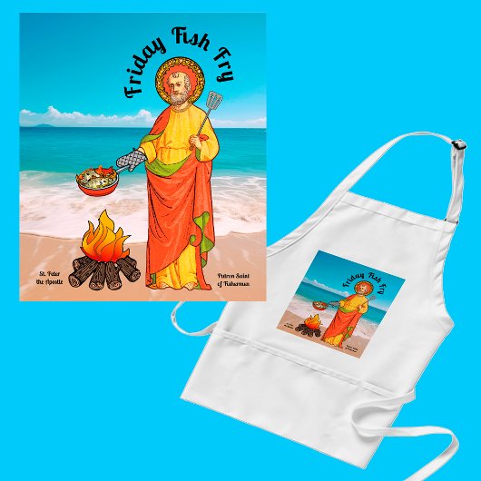 St. Peter's Friday Fish Fry Standaard Schort