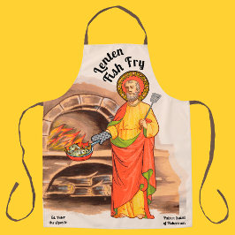 St. Peter's Lenten Fish Fry All-Over Print Schort