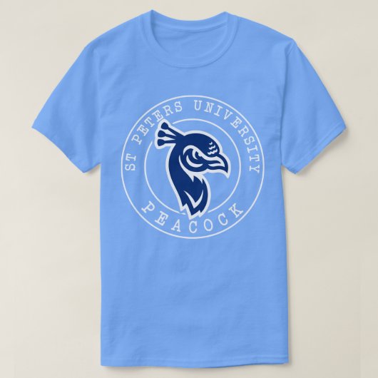 St Peters Peacocks Badge T-shirt (Design voorkant)