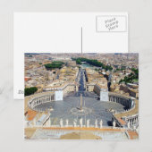 St. Peter's plein Briefkaart (Voorkant / Achterkant)