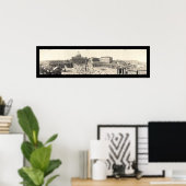 St Peter's Rome, Italië Foto 1909 Poster (Thuiskantoor)