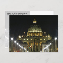 St. Peter's Sq. Via della Conciliazione - briefkaa Briefkaart