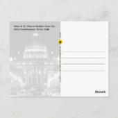 St. Peter's Sq. Via della Conciliazione - briefkaa Briefkaart (Achterkant)