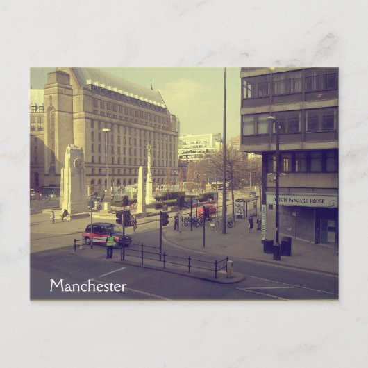 St. Peter's Square, Briefkaart Manchester (Voorkant)