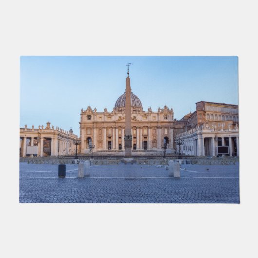 St. Peter's Square in Vaticaanstad - Rome, Italië Deurmat (Voorkant)