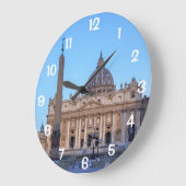 St. Peter's Square in Vaticaanstad - Rome, Italië Grote Klok (Hoek)