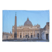 St. Peter's Square in Vaticaanstad - Rome, Italië Kussensloop (Achterkant)