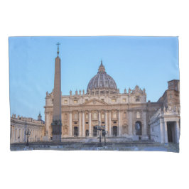St. Peter's Square in Vaticaanstad - Rome, Italië Kussensloop