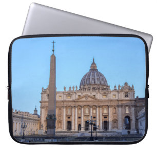 St. Peter's Square in Vaticaanstad - Rome, Italië Laptop Sleeve