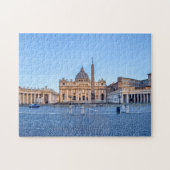 St. Peter's Square in Vaticaanstad - Rome, Italië Legpuzzel (Horizontaal)