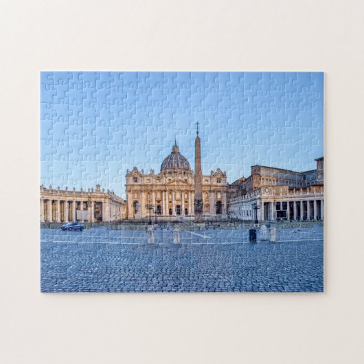 St. Peter's Square in Vaticaanstad - Rome, Italië Legpuzzel (Horizontaal)