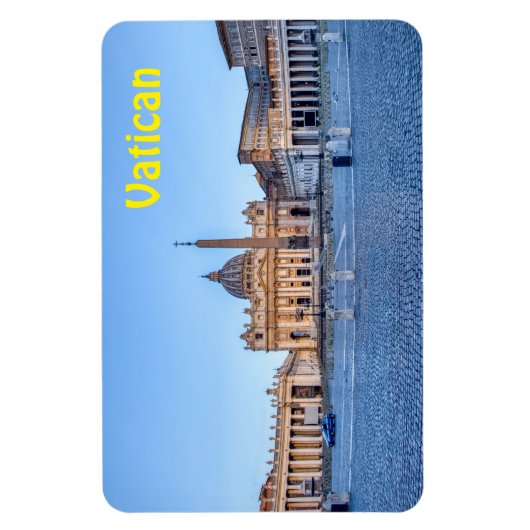 St. Peter's Square in Vaticaanstad - Rome, Italië Magneet (Verticaal)