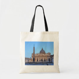 St. Peter's Square in Vaticaanstad - Rome, Italië Tote Bag