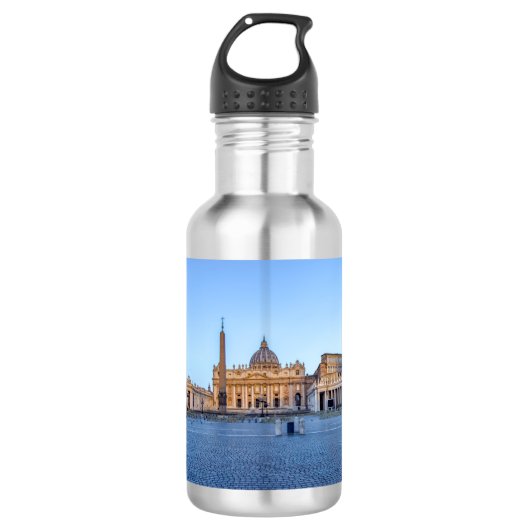 St. Peter's Square in Vaticaanstad - Rome, Italië Waterfles (Voorkant)