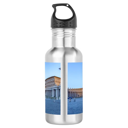St. Peter's Square in Vaticaanstad - Rome, Italië Waterfles (Achterkant)
