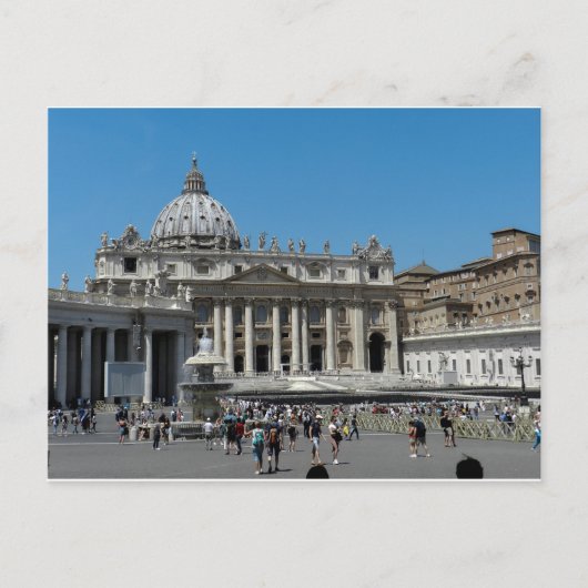 St. Peter's Square, Rome Briefkaart (Voorkant)