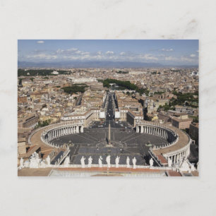 St Peters Square, Rome Briefkaart