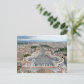 St. Peter's Square Rome Italië Briefkaart (Staand voorkant)